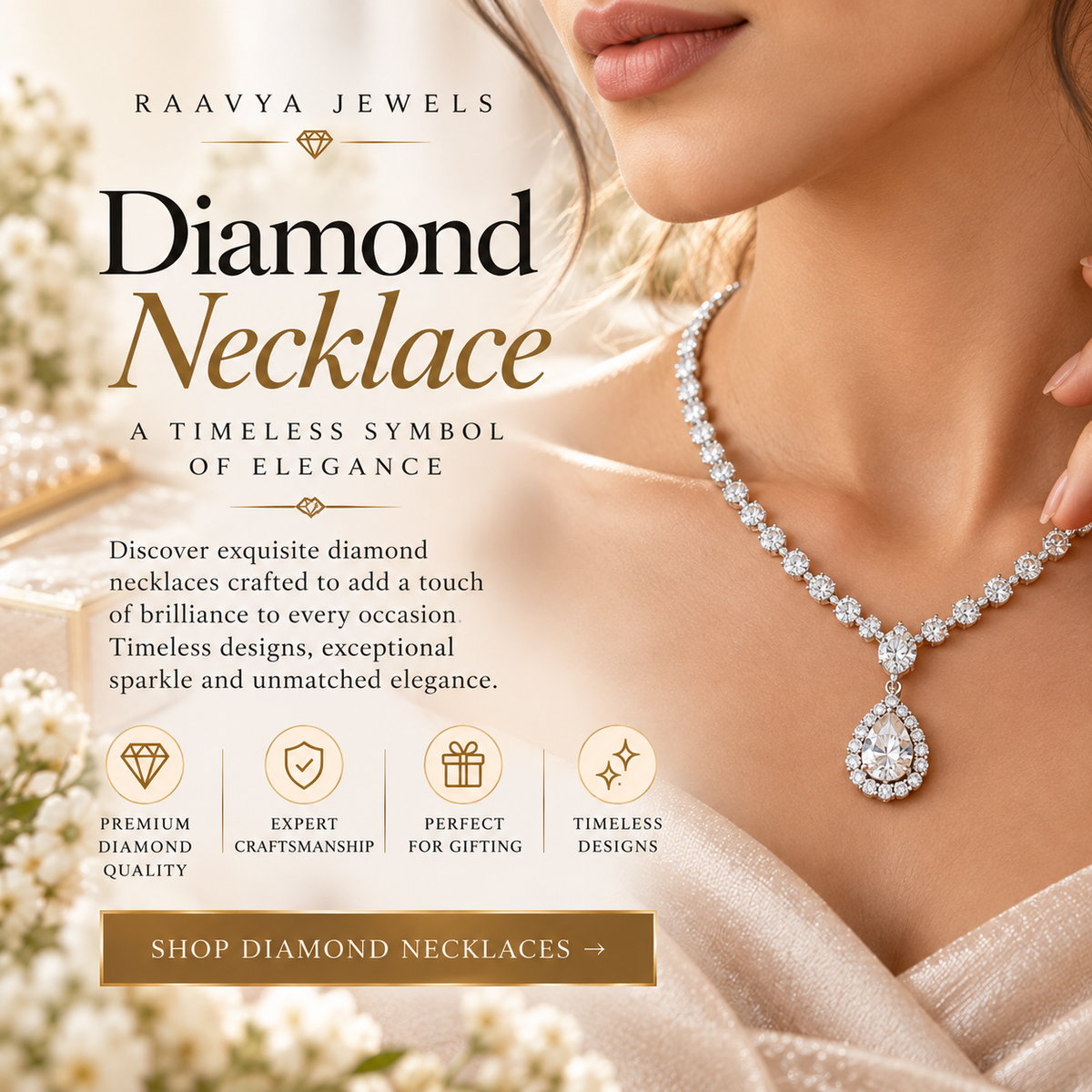 Beauty Of Diamond Necklace..