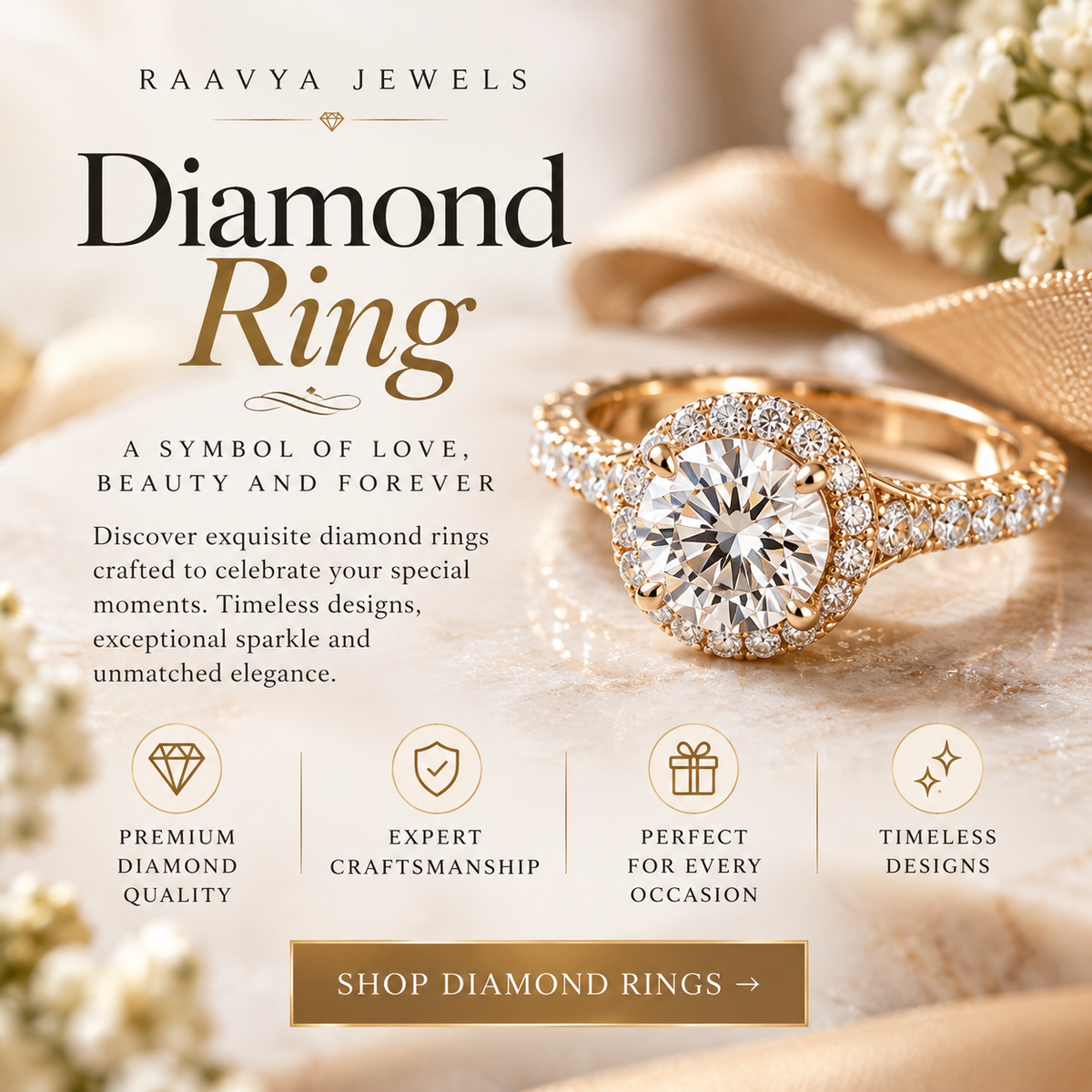 Beautiful Of Diamond Ring..