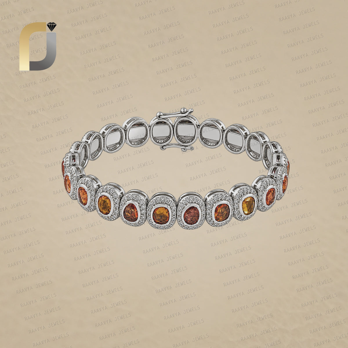 Sapphire Gemstone 925 Silver Round Openable Bangle Jewelry
