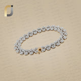 14k Yellow Gold Diamond Art Deco Handmade Bracelet Fine Jewelry