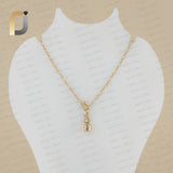 Solid 14k Yellow Gold Y Necklace Lab Grown Diamond Jewelry