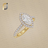 Solid 14k Yellow Gold Lab Grown Diamond Band Ring Jewelry