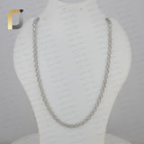Pave Diamond Drop 925 Silver Handmade Chain Necklace Jewelry