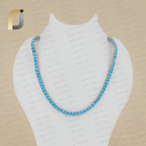 Turquoise Gemstone 925 Silver Necklace Fine Jewelry