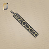 Silver Diamond Name Tag pendant & Jewelry