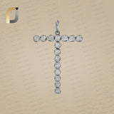 Initial T Rose Cut Polki Diamond Pendant Jewelry