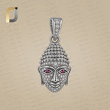 925 Silver Pave diamond Budda Pendant Jewelry