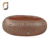 925 Silver Promise Ring Diamond Ring Silver Matte Finish Rose Gold Band Ring