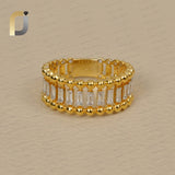 Baguette Diamond 14k Yellow Gold Band Ring Jewelry