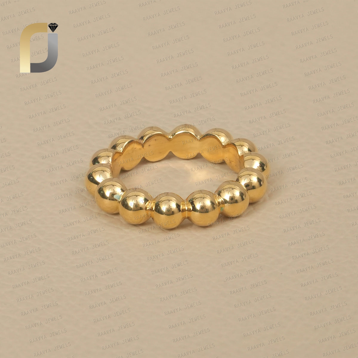 Solid 14k Yellow Gold Band Ring Handmade Fine Jewelry